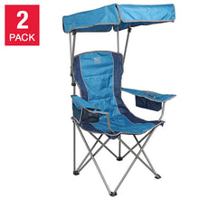 Load image into Gallery viewer, Timber Ridge® Adjustable Canopy Chair, 2-pack
