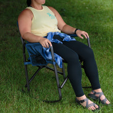 Load image into Gallery viewer, Timber Ridge® Acacia Portable Rocking Director&#39;s Camp Chair
