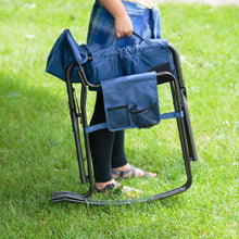 Load image into Gallery viewer, Timber Ridge® Acacia Portable Rocking Director&#39;s Camp Chair
